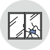 窓ガラスのトラブル