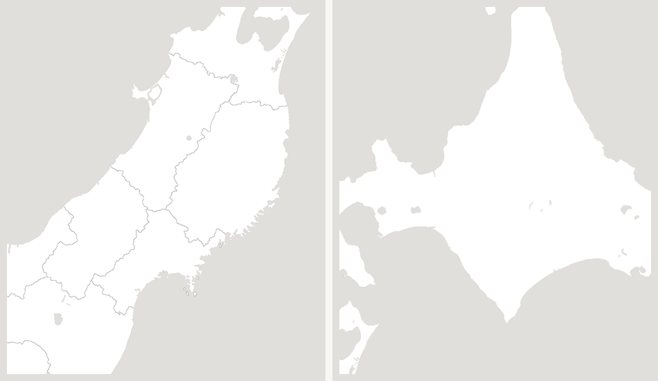 東北・北海道マップ