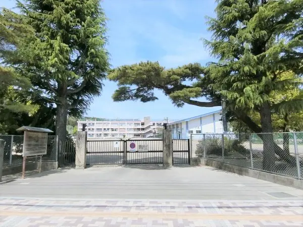 学校教育目標　心豊かにたくましく、進んで学び、共に高め合う長町の子供