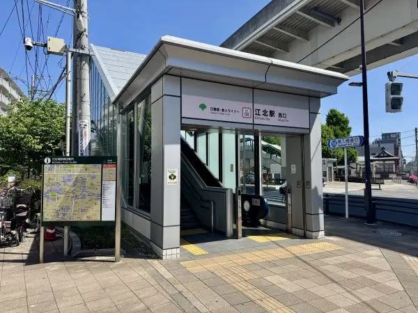徒歩8分。日暮里方面、見沼代親水公園方面へアクセス可能です。