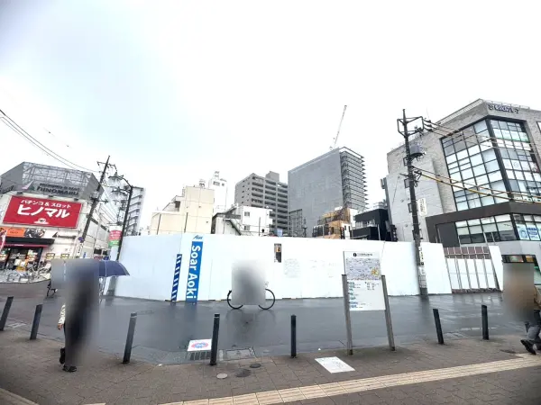 2027年6月完成予定の江古田駅南口前商業施設です。