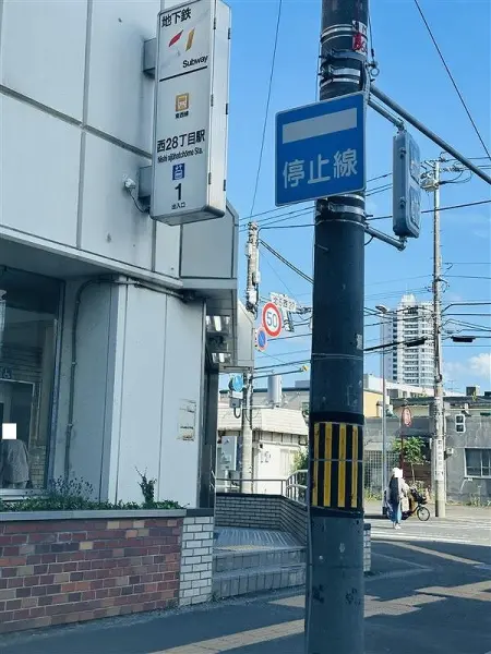 地下鉄東西線「西28丁目」駅です。
徒歩15分のところにあります。