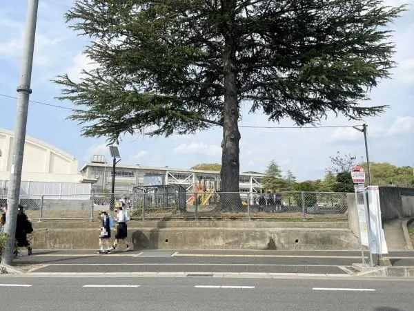 山の辺小学校まで徒歩１５分です。毎日のお子さまの通学も元気に通っていただける距離となっております。