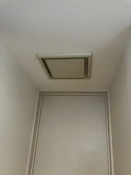 ２４時間換気システムの写真です。家の中の空気を新鮮でキレイな状態に保ってくれます。