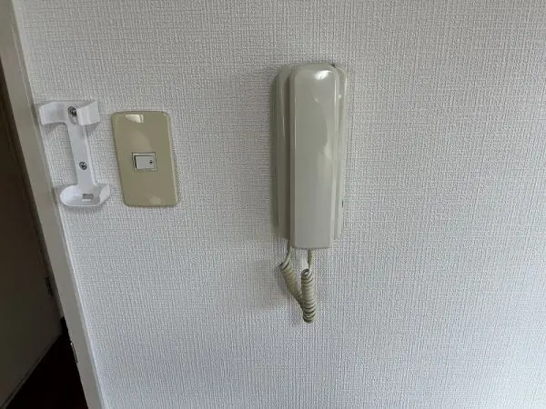 インターホンの写真です。ご質問等、ささいなことでもお気軽にお問い合わせください。