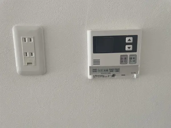 給湯器リモコン部分です。些細なことでも是非お気軽にお問い合わせください。