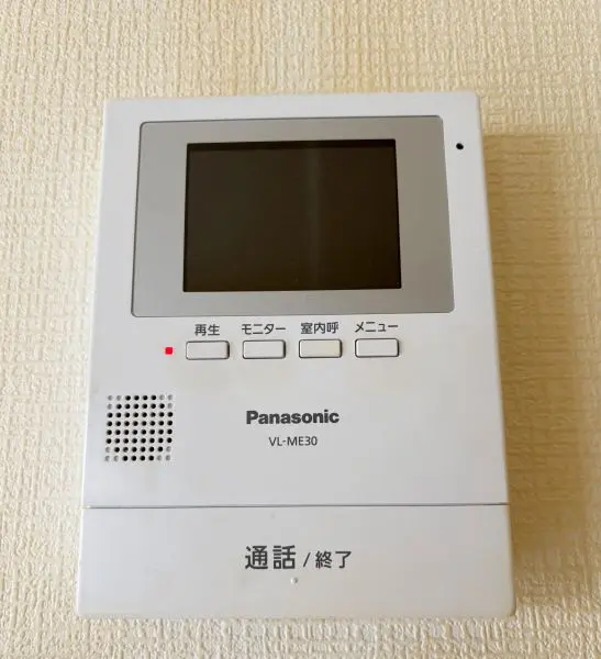 モニター付きで来客を確認いただけます