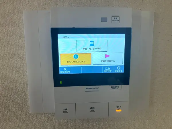 モニター付きインターホン