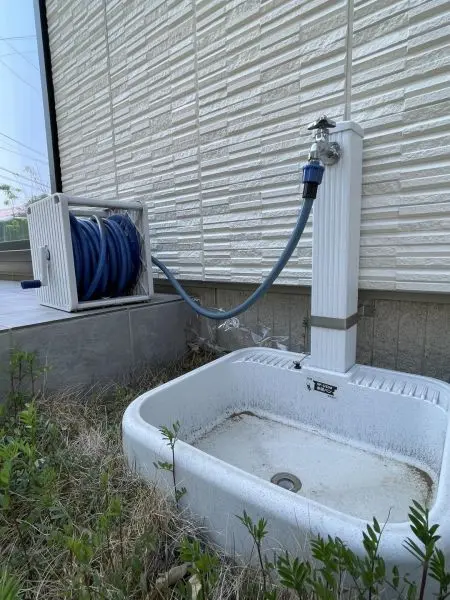 庭の水まきやテラスの清掃などに活躍します。