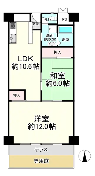 ローレルハイツ宝塚 壱号棟