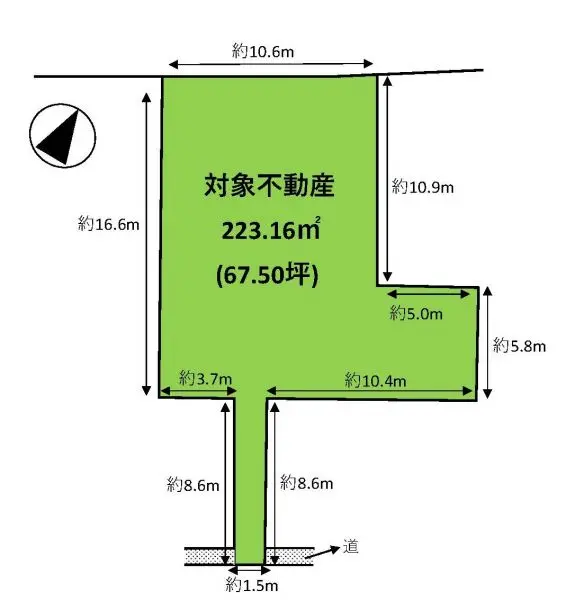 淡路島岩屋　建築条件無売土地