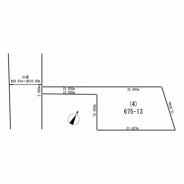 西野7-10土地(古家付き)