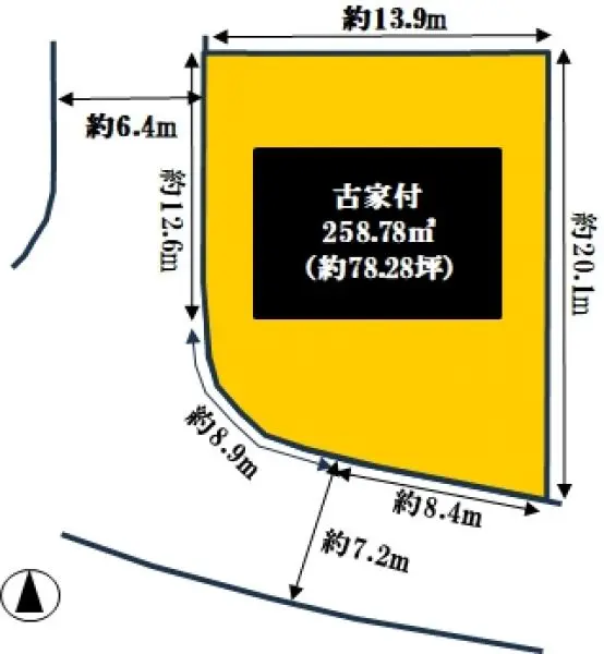 吹田市桃山台三丁目土地