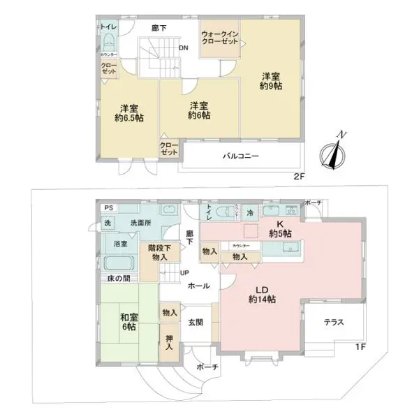 滑川町月の輪二丁目 中古戸建