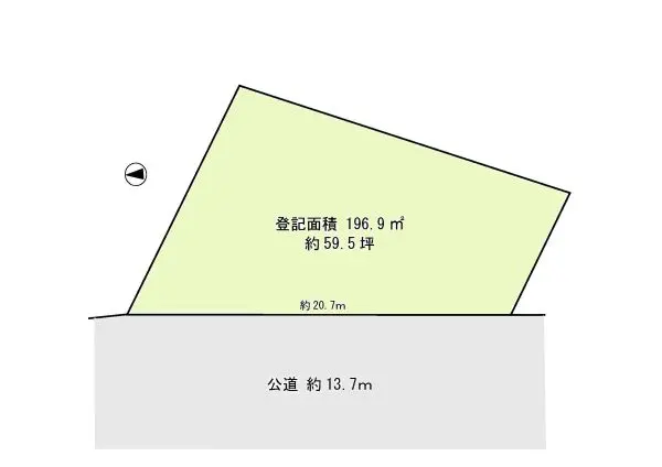 柏市高柳　土地