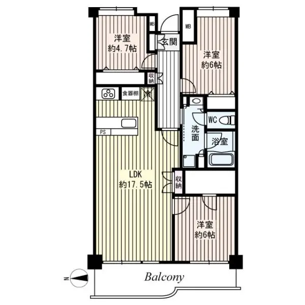 光が丘パークタウンゆりの木通り南住宅