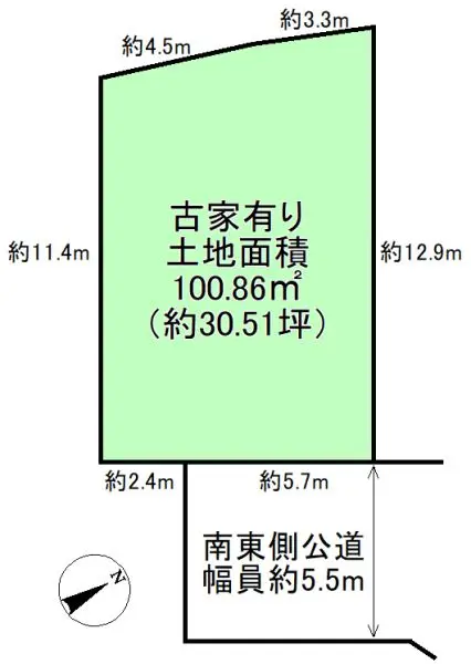 川西市多田院2丁目　土地