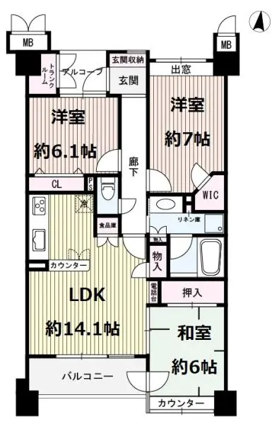 Dレスティアブランオーブ新田東