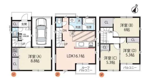 さいたま市浦和区駒場一丁目２期2号棟 他全５棟