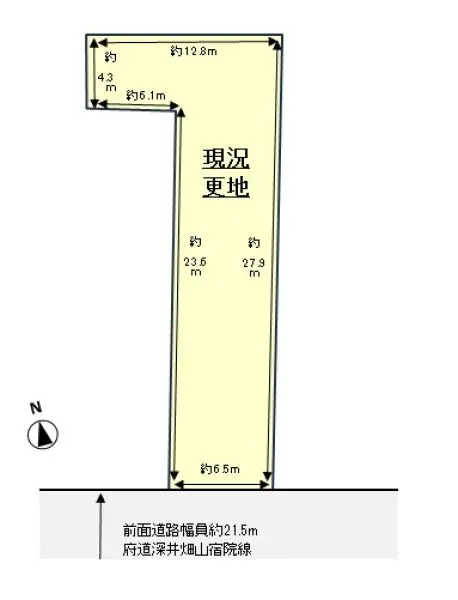 堺市堺区御陵通　建築条件無売り土地