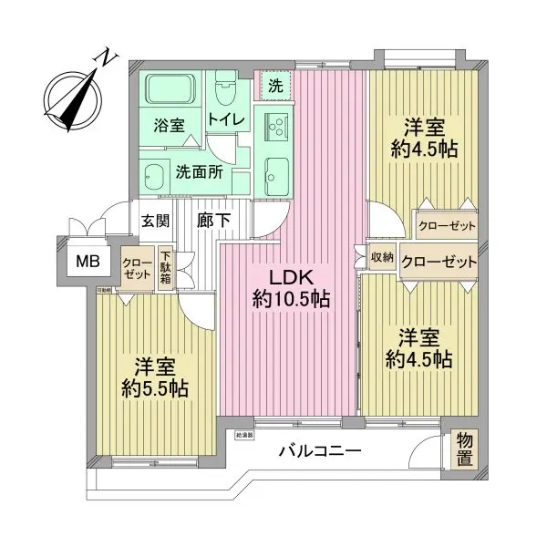 白幡西住宅１号棟