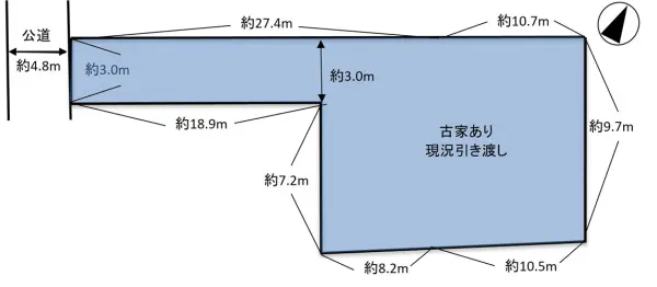 世田谷区喜多見9丁目　土地