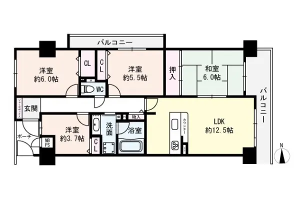 ライオンズマンション富雄D棟
