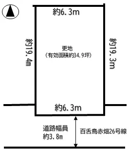 堺市北区百舌鳥赤畑町三丁174番2