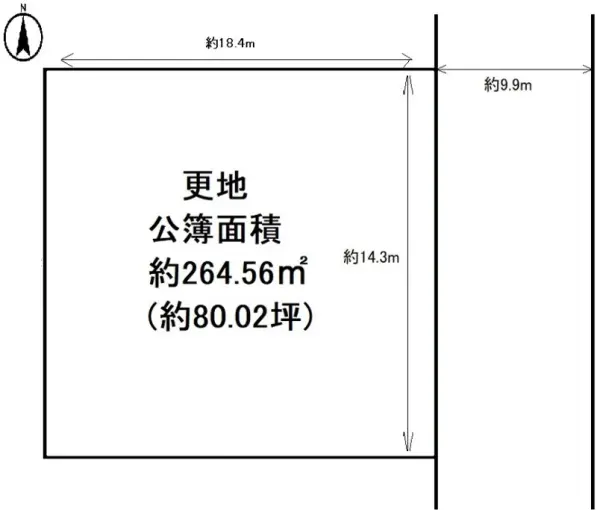 川西市大和東1丁目　土地
