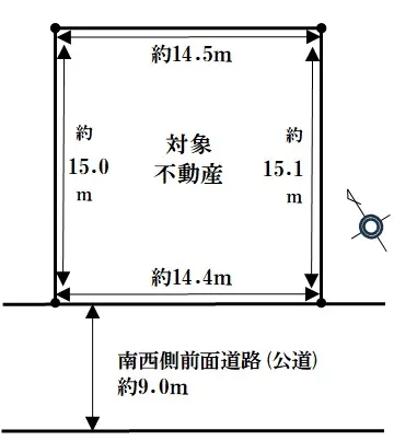 富田林市梅の里四丁目　建築条件無売土地