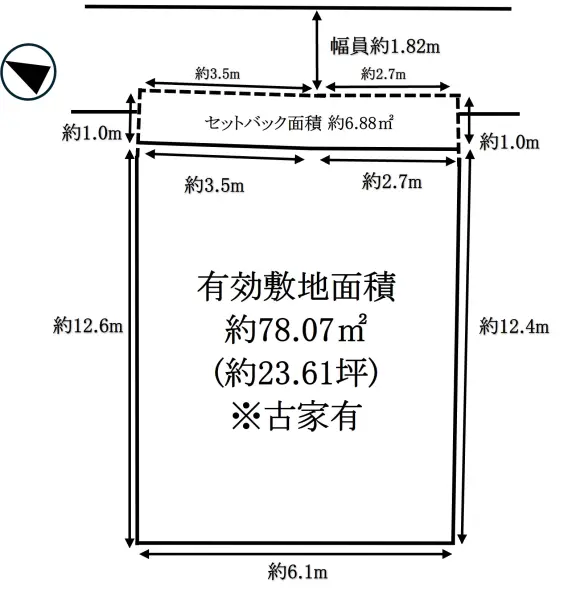 伊丹市中野西2丁目　土地
