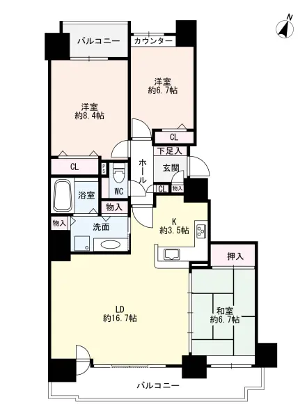 ヴェルビュ小樽富岡
