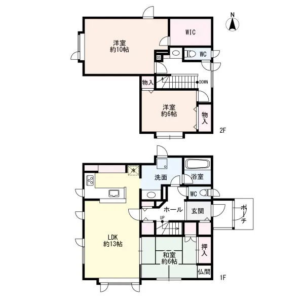建坪約34坪の3LDK