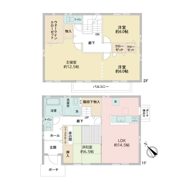 ３LDKから４LDK間取りへ間取り変更可能なフレキシブルな住戸です。