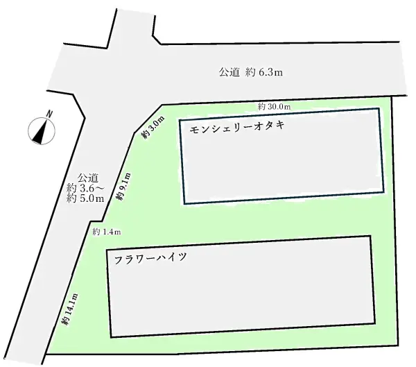 船橋市南三咲一丁目　アパート2棟