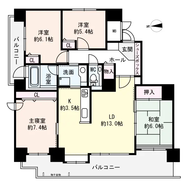 Ｄ’グランセ真駒内泉町ウエストスクエア