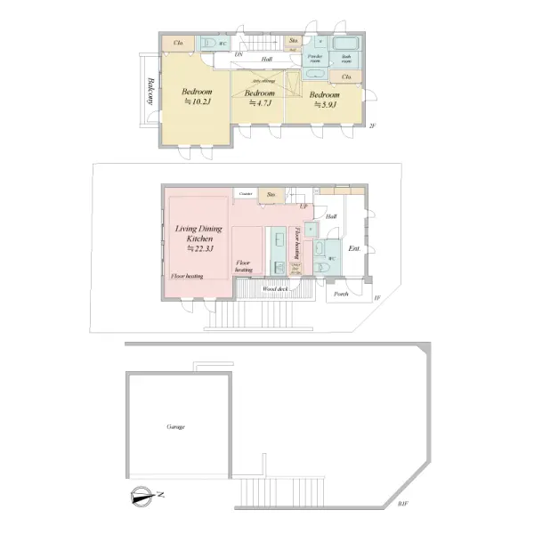 名古屋市名東区石が根町　中古戸建