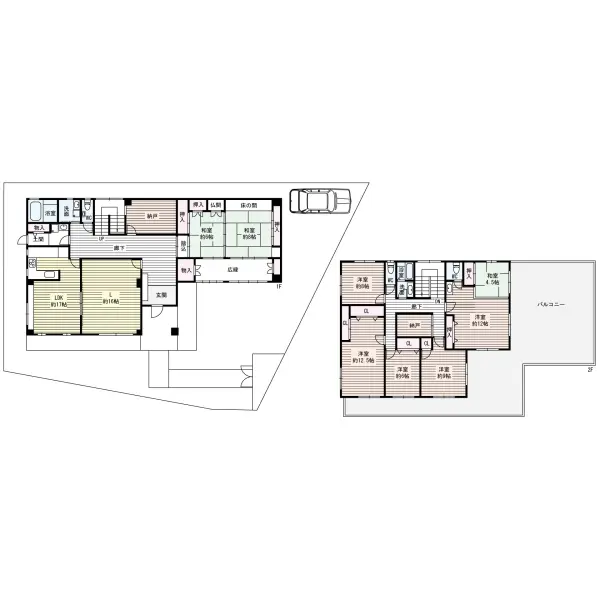 ８LLDK＋2Sと大家族にも対応する、ゆとりのある住空間