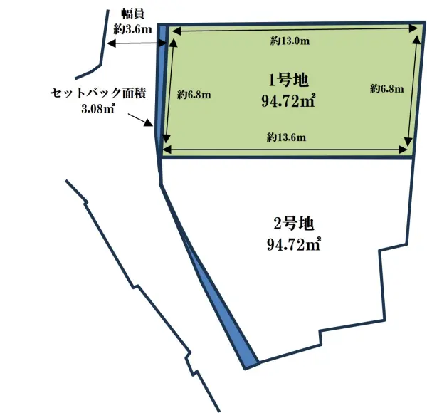 吹田市佐井寺三丁目　1号地土地