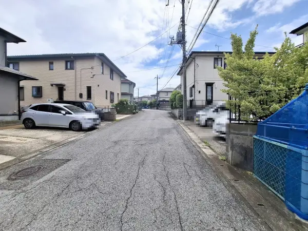 平坦地エリアのため、自転車や徒歩、ベビーカーなどでもスムーズに移動できます。