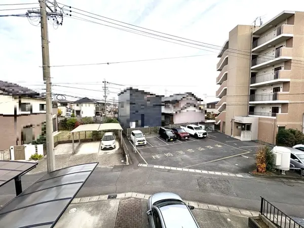 2階バルコニーからの眺望写真