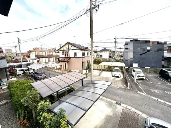 2階バルコニーからの眺望写真