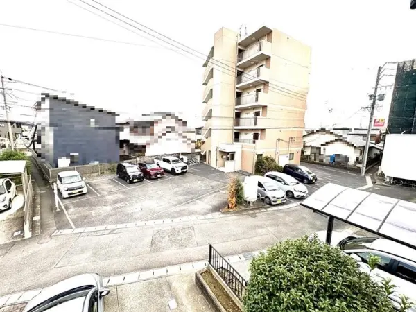 2階バルコニーからの眺望写真