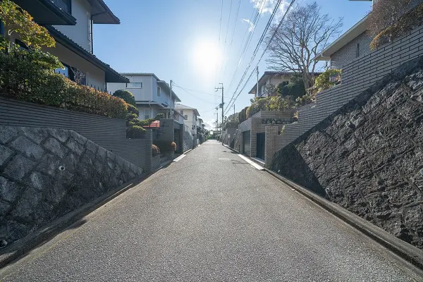 前面道路