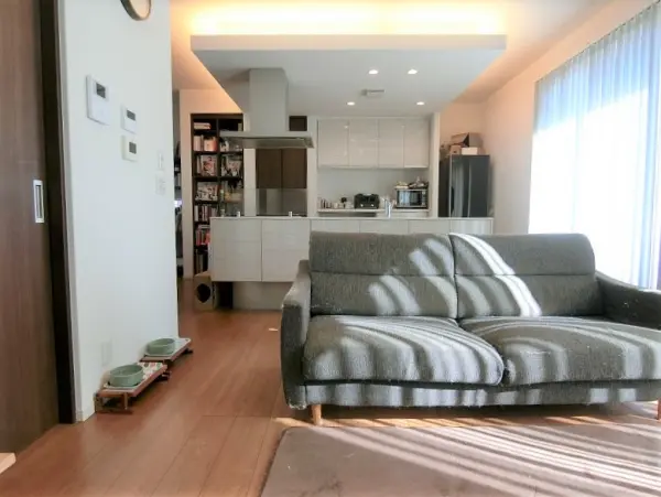 ゆとりのあるリビングです。