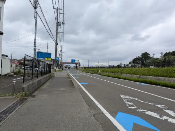 北側前面道路