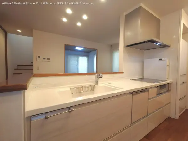 キッチンは調理中もご家族や友人とのコミュニケーションが弾む対面仕様です。