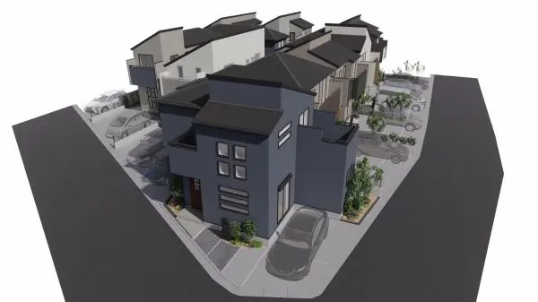 三鷹市北野　新築分譲住宅1号棟(全8棟)