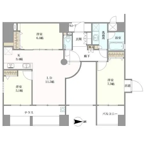 ル・グランデ住吉南