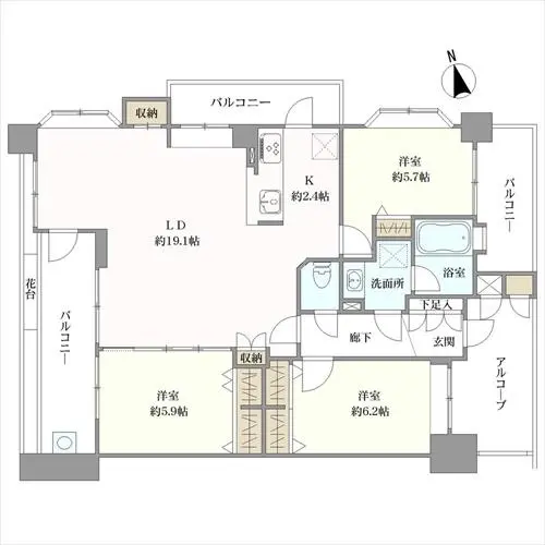 アダージュ原五番館